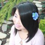 Hydrangea Hair Clip, Blue Hydrangea Clip, Flower..