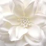 Gardenia Bridal Flower Hair Clip