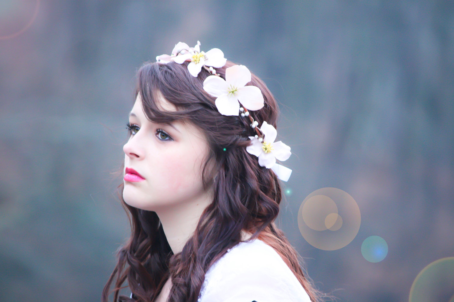 Wedding Hair Crown, Flower Hair Band, Flower Hair Crown